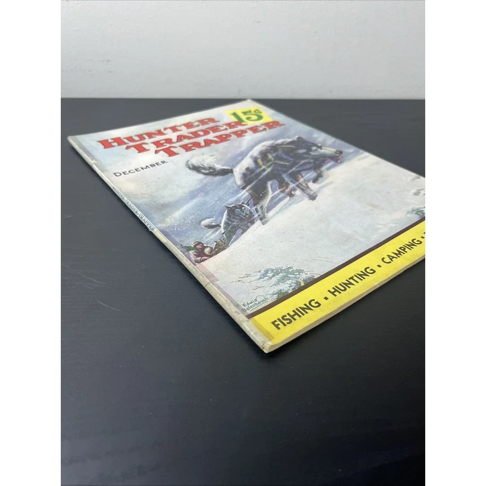 Hunter Trader Trapper December 1936 Vintage Hunting Trapping Magazine